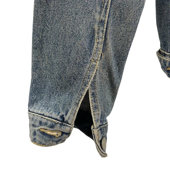 Embroidered Jean Jacket NYC Design Co 100% Cotton Small Vintage Y2K - Picture 10 of 10